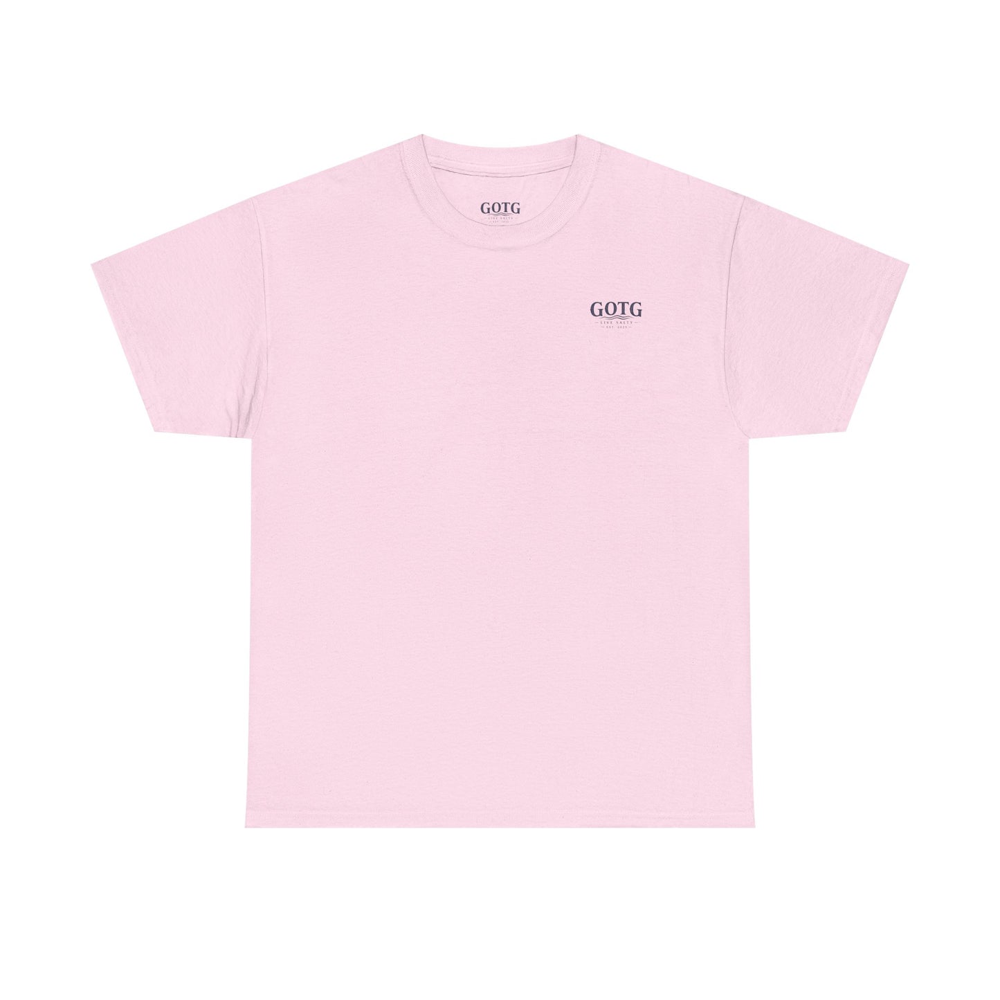 GOTG Saltwater & Salvation Tee — Grace on the Gulf Beach Christian T‑Shirt