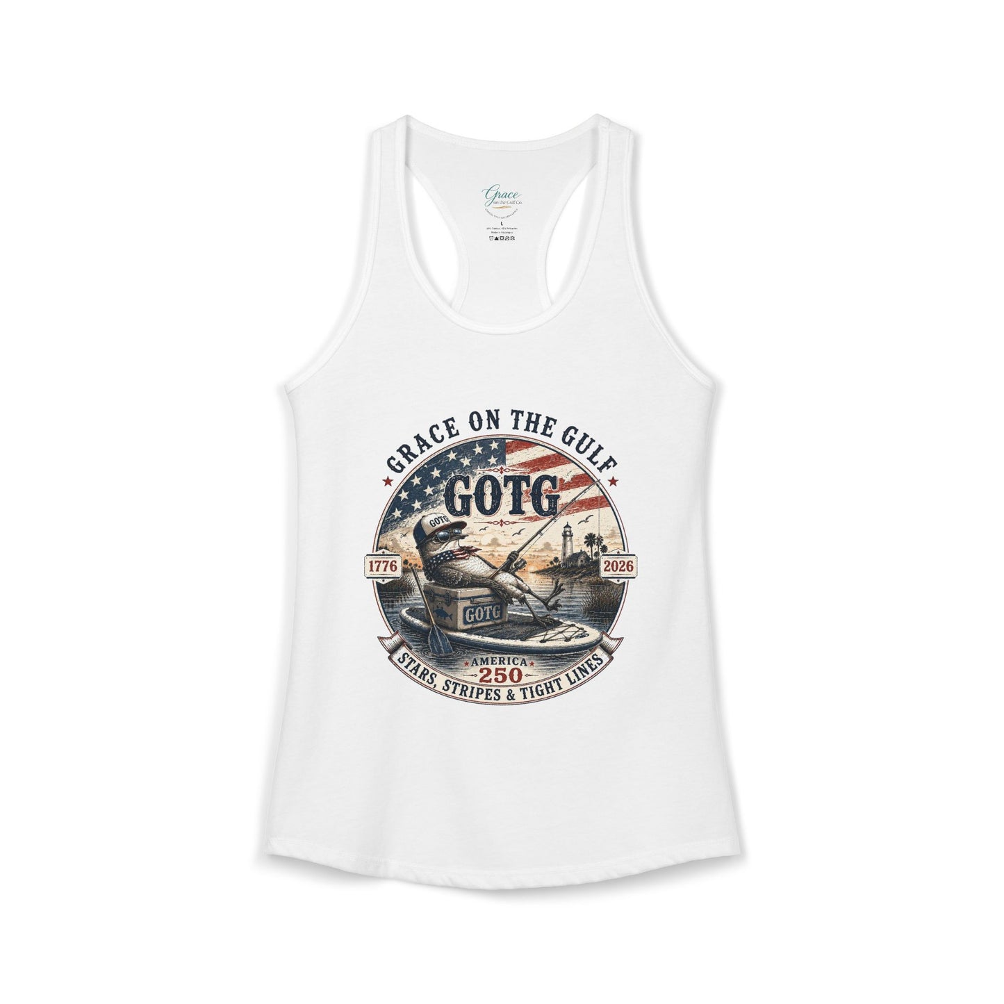 GOTG 250th State Bird Women's Ideal Racerback Tank