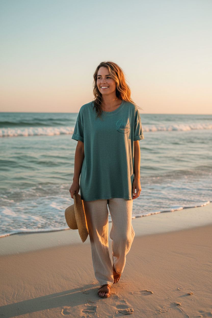 Beach Model Shot